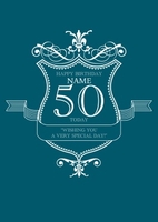 Very Special Day 50th Birthday Card