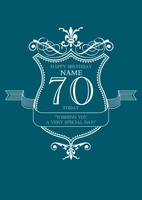 Very Special Day 70th Birthday Card