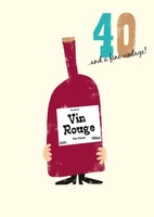 Vintage 40 Birthday Card