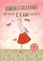 Vintage Girls Congratulations Card