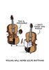 Violins Funny Card OD1028