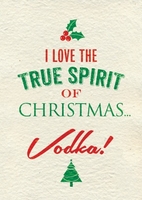 Vodka Funny Christmas Card BC1433