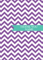 Zig Zag Thank You Card