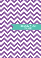 Zig Zag Thank You Card