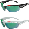Salice 005 Italian Edition Mirror Sunglasses - White/Green