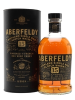 Aberfeldy 15 Year Old / French Red Wine Cask Finish Highland Whisky