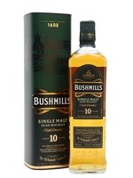 Bushmills 10 Year Old Irish Single Malt Whiskey