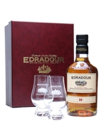 Edradour 10 Year Old Glass Pack Highland Single Malt Scotch Whisky