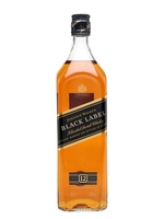 Johnnie Walker Black Label 12 Year Old / Litre Blended Scotch Whisky