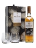 Macallan Gold and Two Glasses Gift Set Speyside Whisky