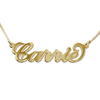 18ct Gold Double Thickness
Carrie Name Necklace - The
Name Jewellery™