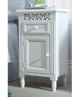Renaissance 1 Drw & Cupboard Side Table