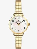 Accurist Ladies Gold Plated Mother Of Pearl Expandable Watch 8208