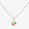 Fleur Kids Sterling Silver
Multicolour Flower Pendant
Necklace AZP146804