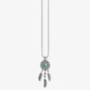 THOMAS SABO Silver Ethno Turquoise Dreamcatcher Necklace SCKE150162