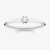 THOMAS SABO Silver Small Six Claw Cubic Zirconia Ring TR2312-051-14-56