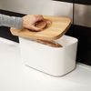 Melamine Bread Bin - White - One Size