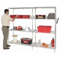 24x36x74 Wire Shelving Unit