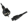 3 Slot Power Cord - Eu Mains To - Iec320 C5 Power Cord - 0.75mm-square Uk