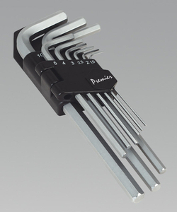 9-piece Hex Key Set Long Metric