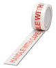 Ambass Tape Handle With Care White/red - 6 Pack