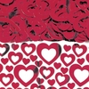 Amscan - Confetti - Heart Shimmer - RED