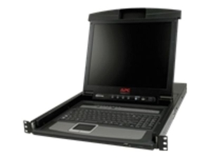 APC 17 Rack LCD Console with Integrated 8 Port Analog KVM Switch
