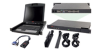 APC 2X1X16 IP KVM with APC 17 INCH Rack LCD and USB VM Server Module Bundle
