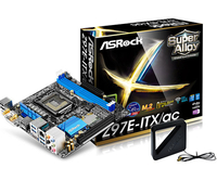 Asrock Z97E-ITX/ac Socket 1150 DVI-I HDMI DisplayPort 7.1 CH HD Audio Mini-ITX Motherboard