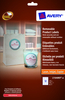 AVERY ROUND REMOVABLE PRODUCT LABELS WHT