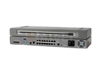 Belkin Omniview SMB KVM-over-IP Switch KVM switch PS/2 CAT5 16 ports 1 local user 1 IP user 1U stackable