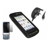 Black SnapGuard Case LCD Screen Protector Mains Charger - LGGD900 Crystal