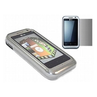 Black Twin Pack ProGel Skin Case & LCD Screen Protector - LGKM900 Arena
