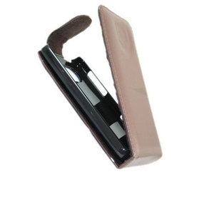 Brown FlipMatic Easy Clip On Vertical Pouch Case - HTC HD7