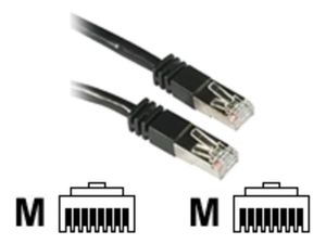 C2G,  SHIELD CAT5E MOULDED PATCH CBL BLK,  30m