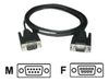 C2G,  DB9 M/F Extension Cable Black,  10m