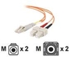 C2G,  LC/SC Duplex 50/125 Multimode Fibre Patch Cable,  20m