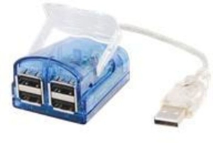 C2G,  USB 2.0 4-Port Laptop Hub w/ LED Cable