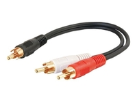 C2G,  Value Series RCA Plug/RCA Plug x2 Y-Cable