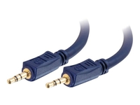 Cables To Go Velocity - Audio cable - 27 AWG - mini-phone stereo 3.5 mm (M) - mini-phone stereo 3.5 mm (M) - 1 m - shielded