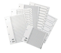 CONCORD CLASSIC A3 A-Z MYLAR INDEX WHT