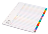 Concord Index 1-20 A4 Assorted Tabs
