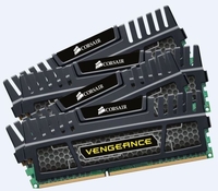 Corsair Vengeance Performance Memory modules 32GB (4x8GB) DDR3 1600MHz CL9 Unbuffered DIMM Quad Channel Memory for 2nd and 3rd Generation Intel Core Processor platforms