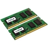 Crucial - Memory - 16 GB: 2 x 8 GB - SO DIMM 204-pin - DDR3 - 1333 MHz / PC3-10600 - CL9 - 1.35 V - unbuffered - non-ECC