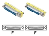 DB25 SLIMLINE GENDER - CHANGER F/F
