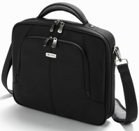 Dicota MultiSquare Briefcase,  For Laptops up to 13-14.1" - Black (Polyester)