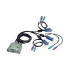 Dynamode 4port Automatic Kvm Switch With Cables Pocket Size