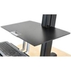 Ergotron WorkFit-S Worksurface - Mounting component (shelf ) for Tablet PC - black