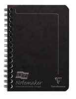 Europa A6 Notemaker Spiral Bound Black