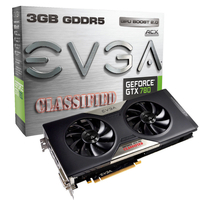 EVGA GTX 780 3GB GDDR5 Dual DVI HDMI DisplayPort PCI-E Graphics Card
